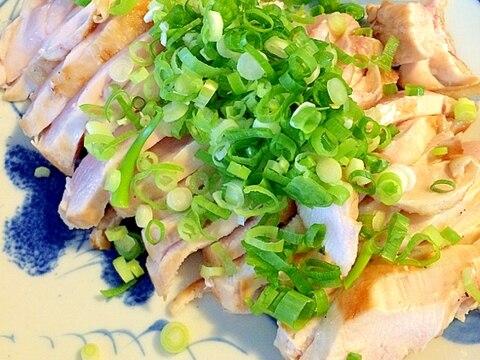 鶏胸肉の☆もっちりたたき